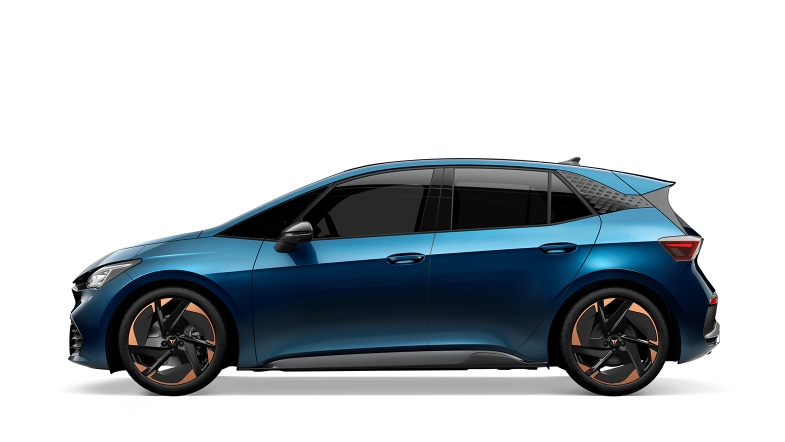 Seitenansicht eines CUPRA Born
