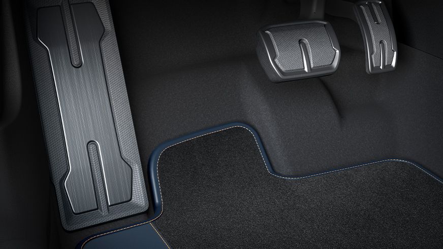 CUPRA Leon Innenansicht Pedale und Fußstütze