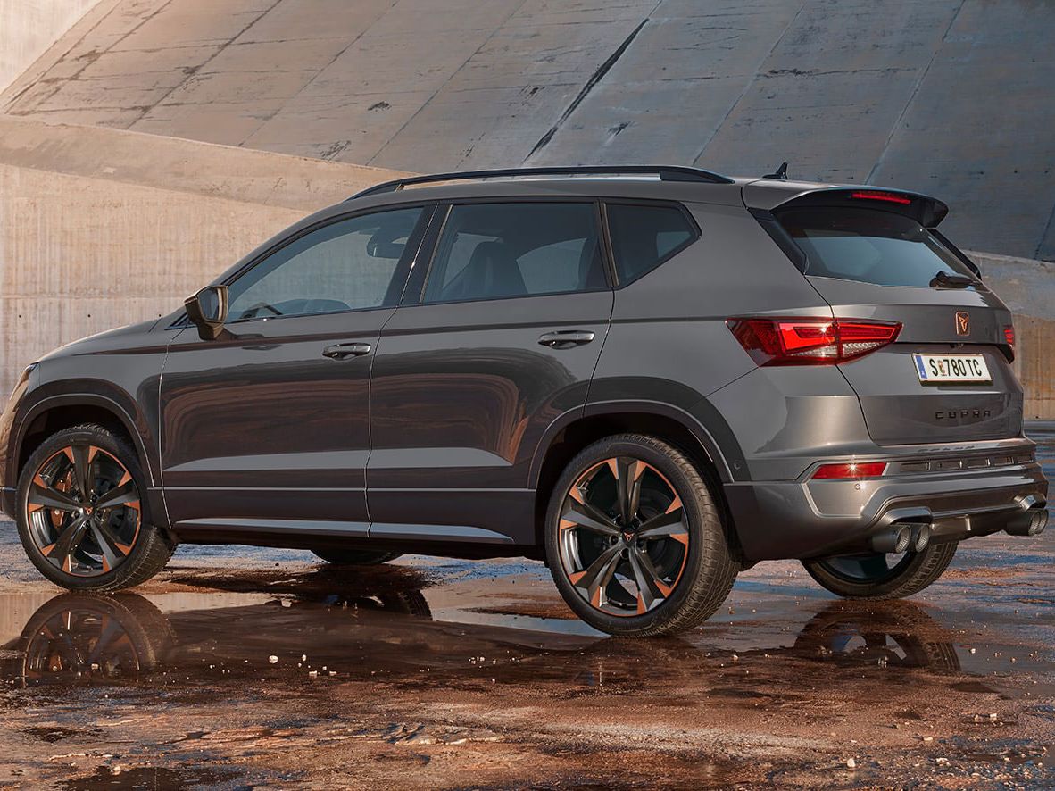 CUPRA Ateca in Grau Seitenansicht