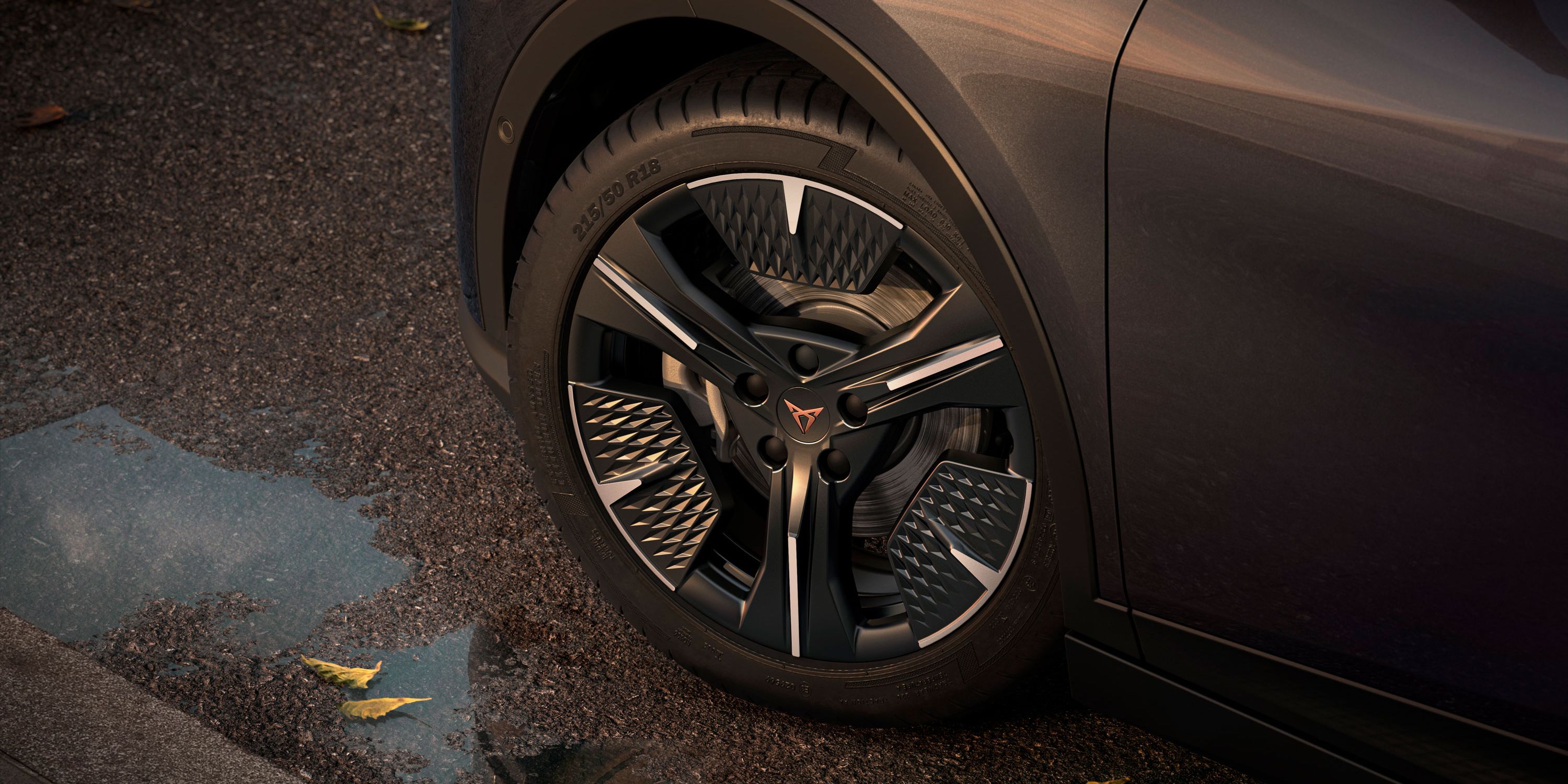 CUPRA Raval 18-Zoll Defier Machined Leichtmetallfelge 