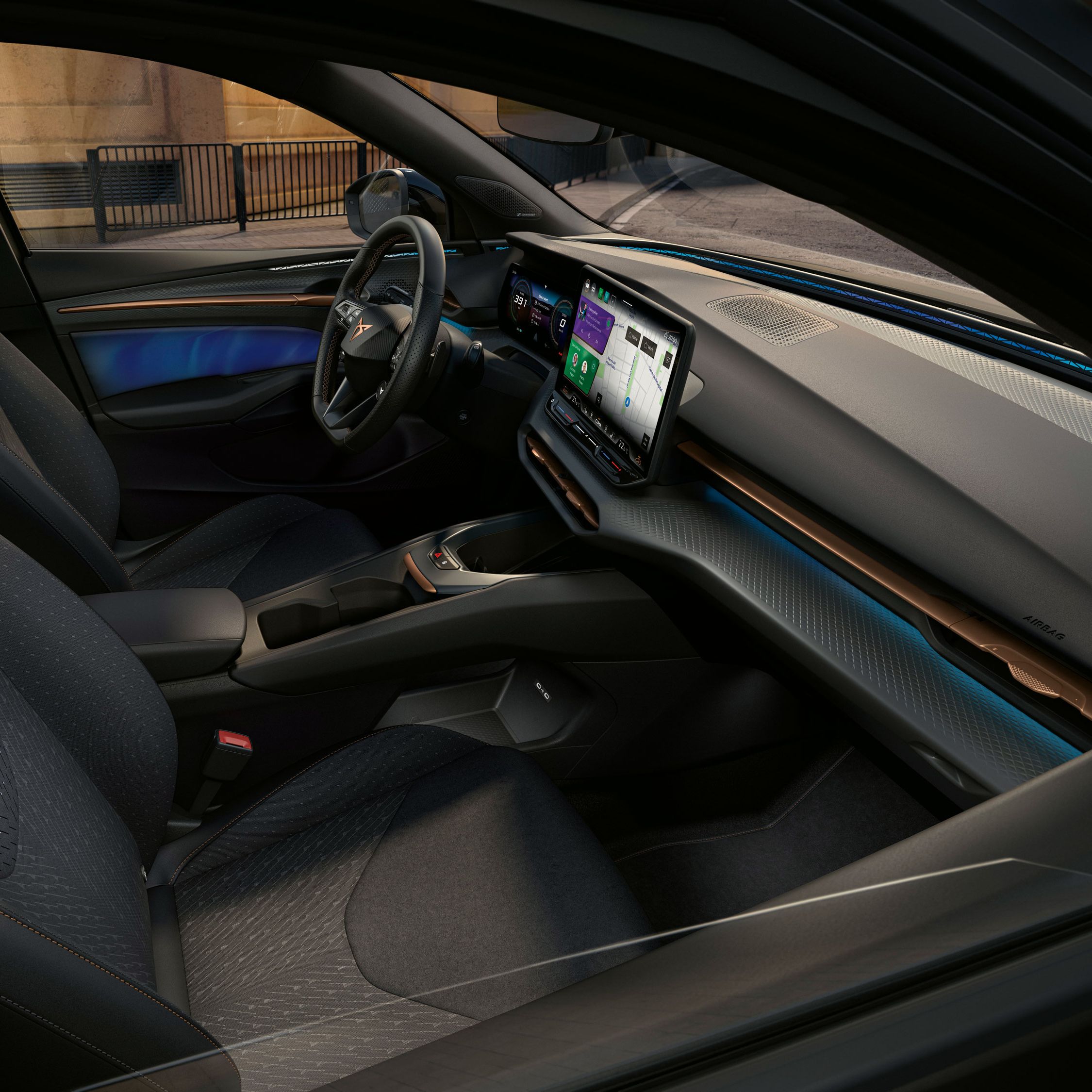 Innenansicht des CUPRA Raval 