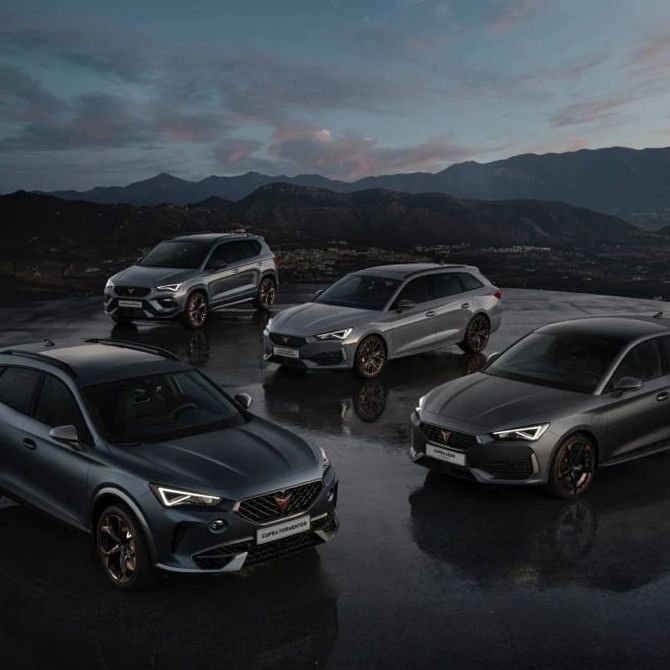 Zu dehen ist eine CUPRA Fahrzeugflotte bestehend aus 4 Fahrzeugen