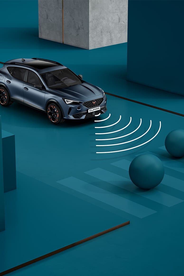 Grafik CUPRA Emergency Assist